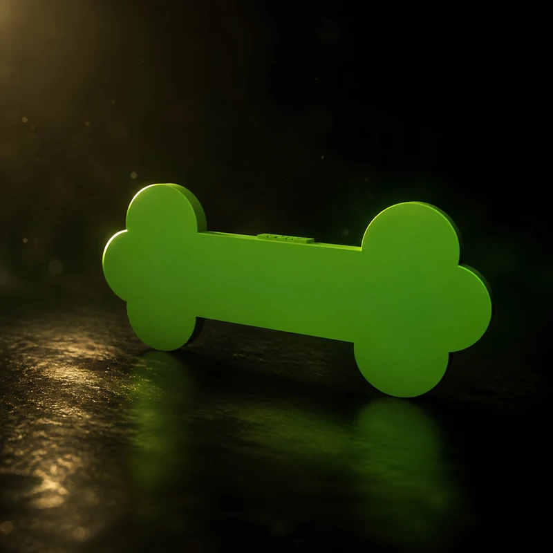 Biscuit — Name plate for a pet bowl stand