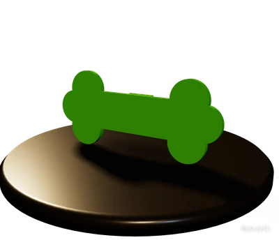 Biscuit — Name plate for a pet bowl stand