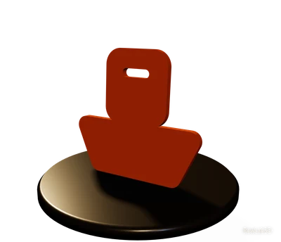 Waterer — Name plate for a pet bowl stand