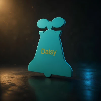 Name: Daisy – Namensschild für den Napfständer