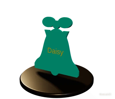 Name: Daisy – Namensschild für den Napfständer