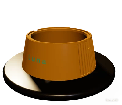 Wall text - ribbed — Pet bowl stand
