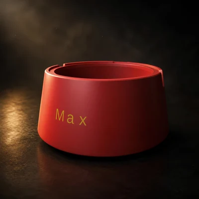 Wall text - smooth — Pet bowl stand