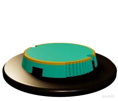 Two-colour lid — Top lid for a pet bowl stand